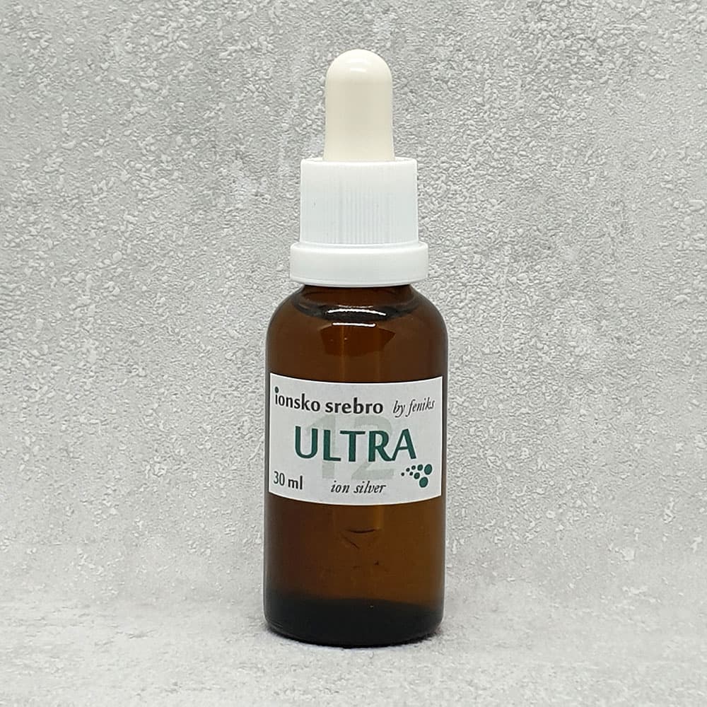 Ionsko srebro ULTRA 30 ml sa staklenom kapaljkom